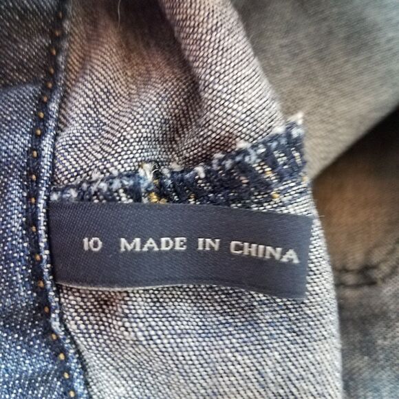 Ann Taylor Denim Womens Size 10 Modern Boot Jeans Dark Wash Dress - Picture 10 of 10